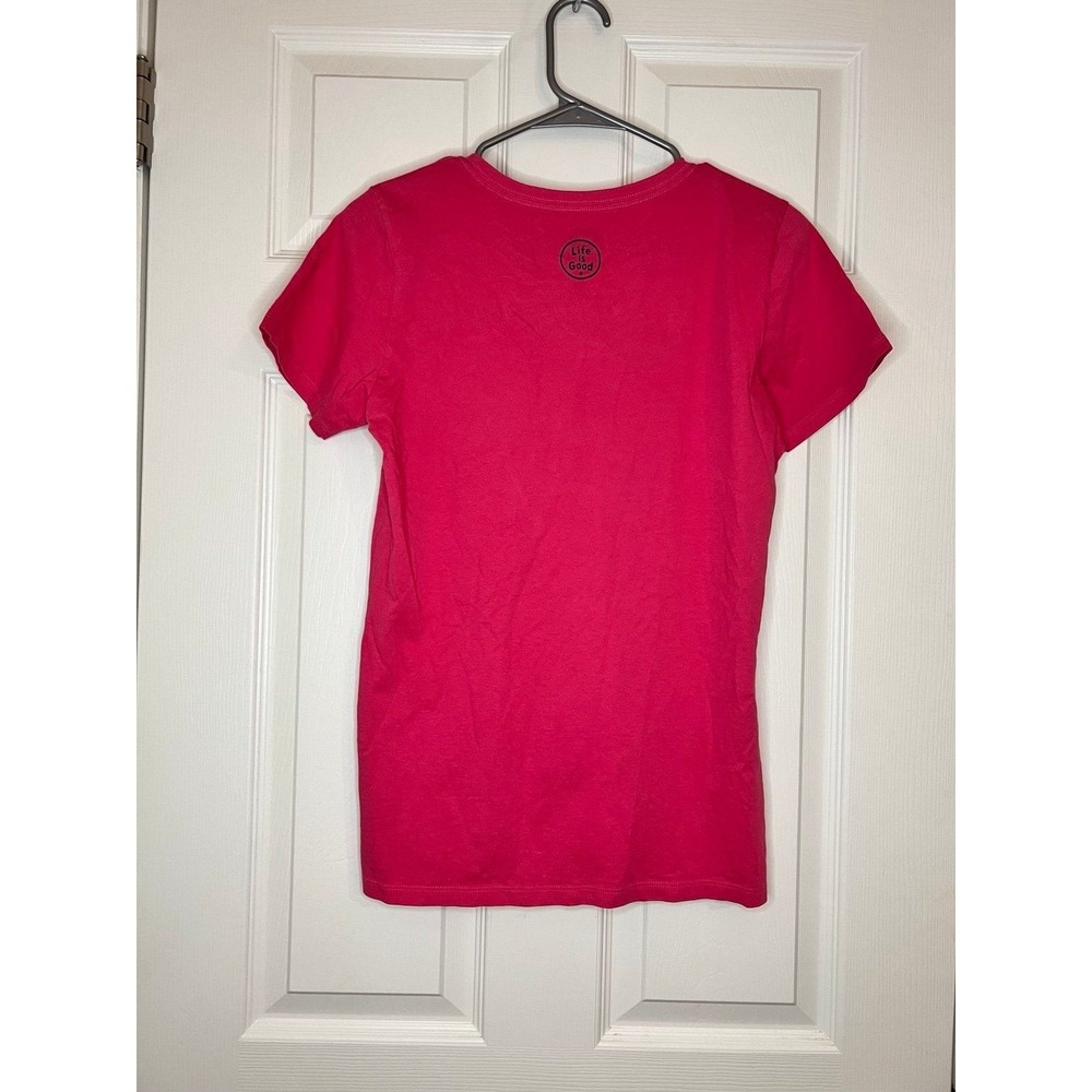NWT Small Life is Good Dog V-Neck Golden Retreiver Yellow Lab - Picture 2 of 9
